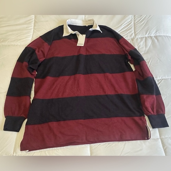 Front Row Other - New Front Row Clothing Co. Panelled QUARTER ZIP & RUGBY SHIRT Sz XXL